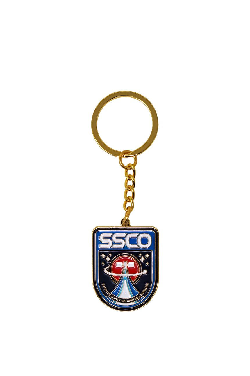 Space Badge Keychain